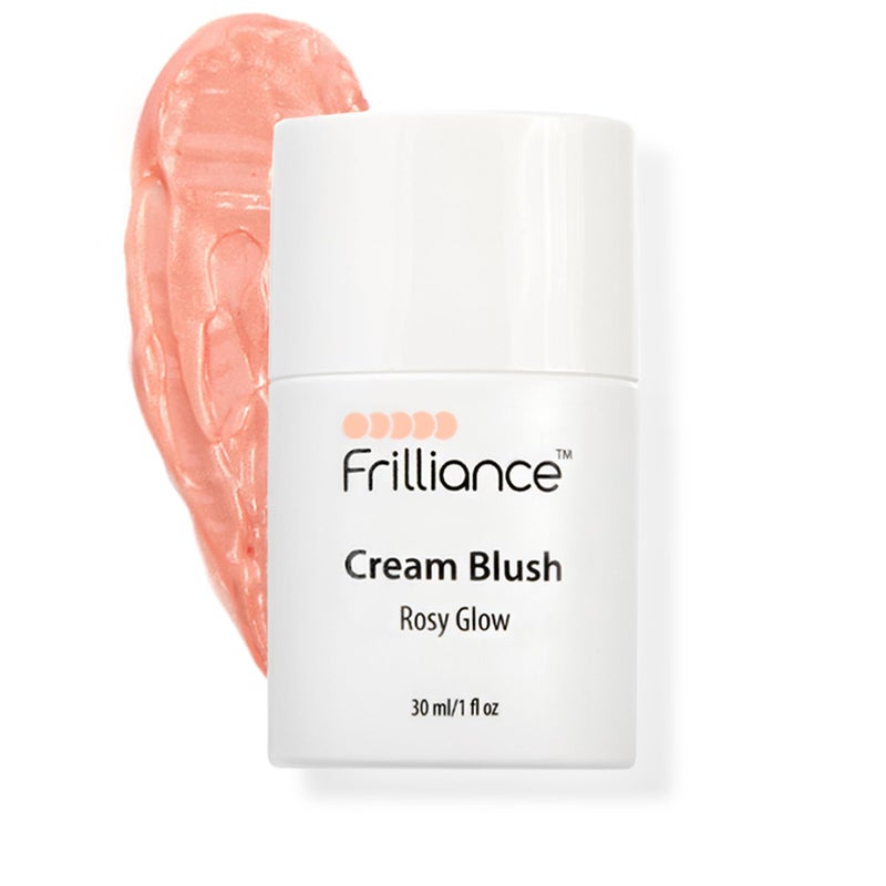 Frilliance Hydrating Cream Blush, Sheer Rosy Glow Tint, Cruelty Free Hypoallergenic for Teens of All Skin Types, 30 ml / 1 fl oz - Image 1